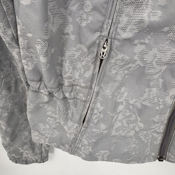 Lululemon Full Zip Lightweight Travel to Track Jacket Womens 4 XS Purple Gray - Picture 4 of 13
